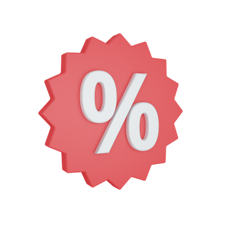 Discount  3D Illustration