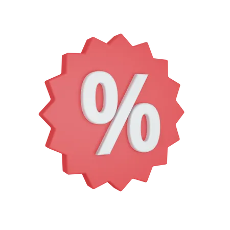 Discount  3D Illustration
