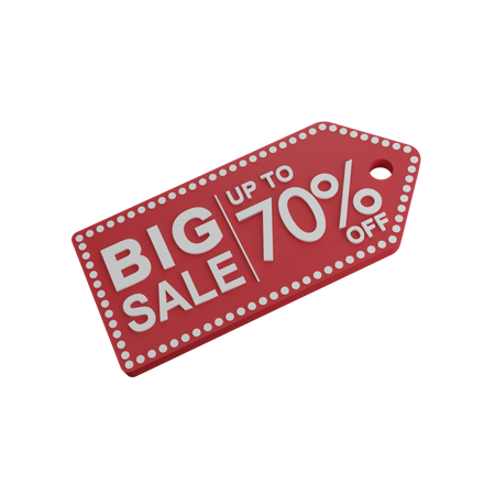 Discount 70%  3D Icon