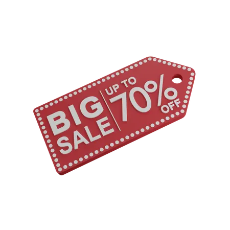 Discount 70%  3D Icon