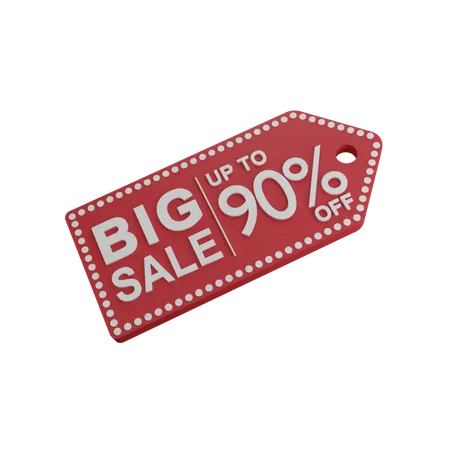 Discount 90%  3D Icon