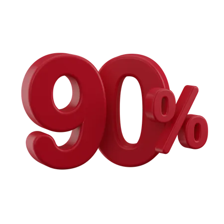 Discount 90%  3D Icon