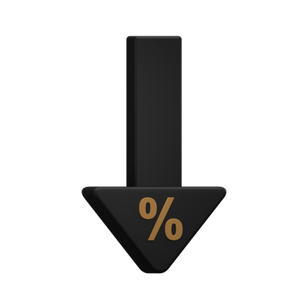 Discount Arrow  3D Icon