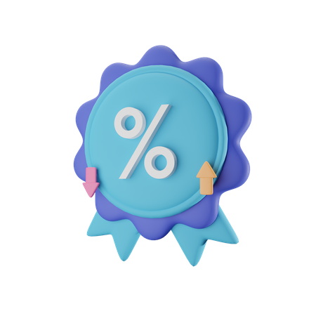 Discount Badge 3D Icon