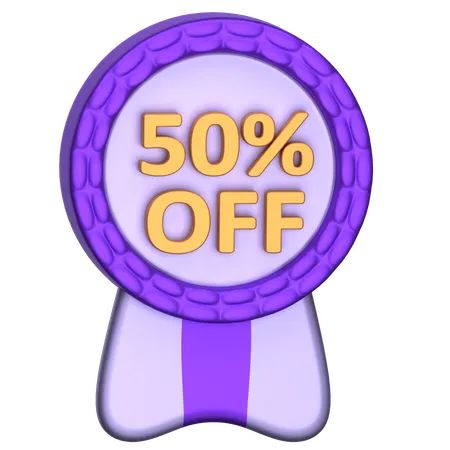 Discount Badge  3D Icon