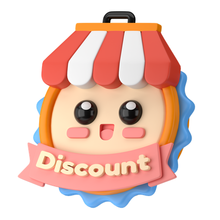 Discount Badge  3D Icon