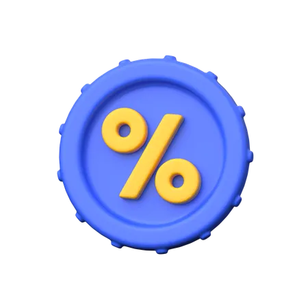 Discount Badge  3D Icon