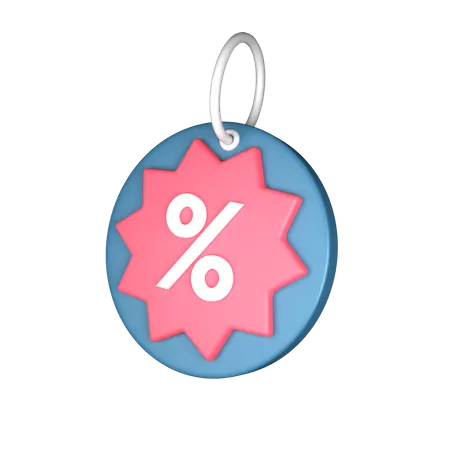 Discount Badge  3D Icon
