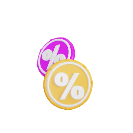 Discount Badge  3D Icon