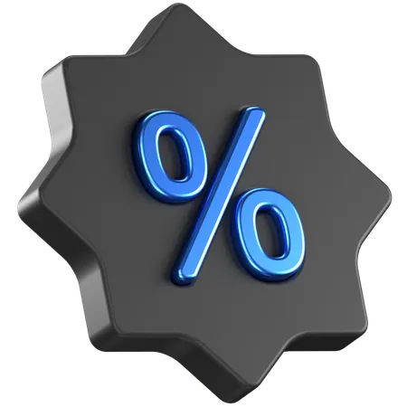 Discount Badge  3D Icon