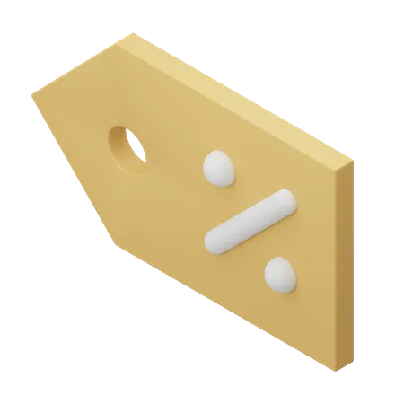 Discount badge  3D Illustration