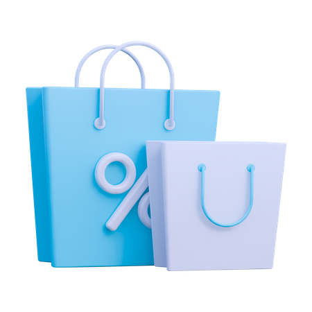 Discount Bag  3D Icon