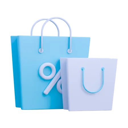 Discount Bag  3D Icon