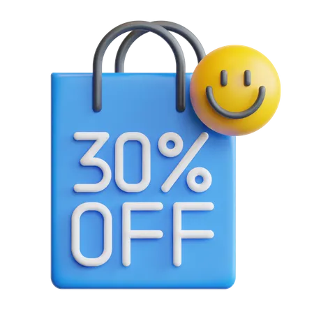 Discount Bag  3D Icon