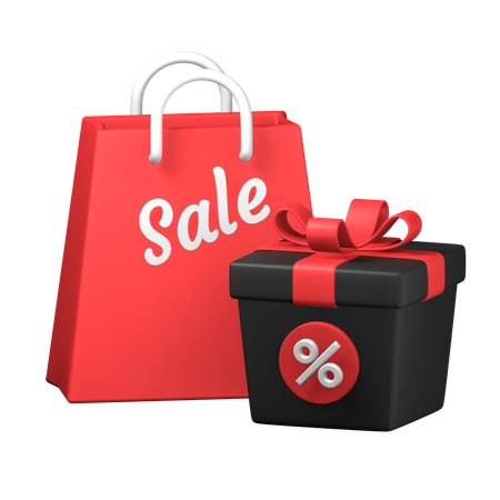 Discount Bag  3D Icon