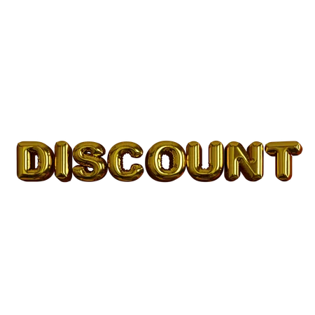 Discount Balloons  3D Icon