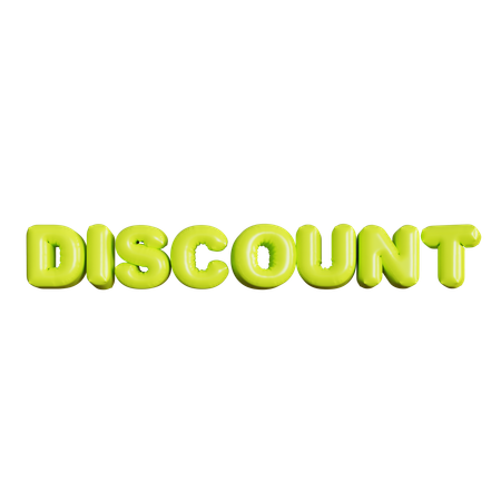 Discount Balloons  3D Icon