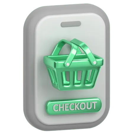 Discount Basket  3D Icon