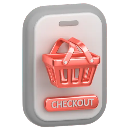 Discount Basket  3D Icon