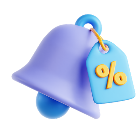 Discount Bell  3D Icon