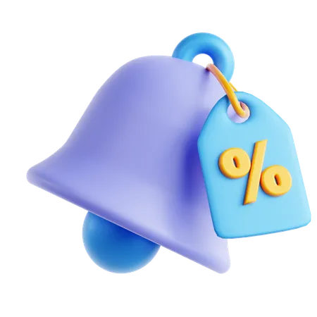 Discount Bell  3D Icon