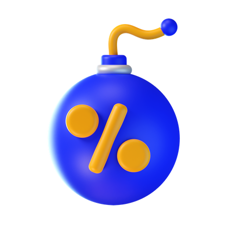 Discount Blast  3D Icon