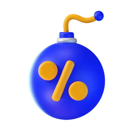 Discount Blast  3D Icon