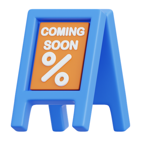 Discount Board  3D Icon