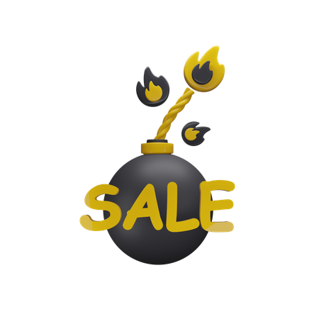 Discount Bomb  3D Icon