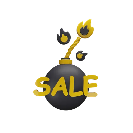 Discount Bomb  3D Icon