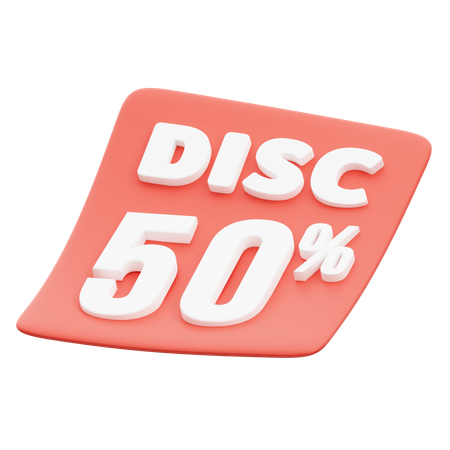 Discount Brochure  3D Icon