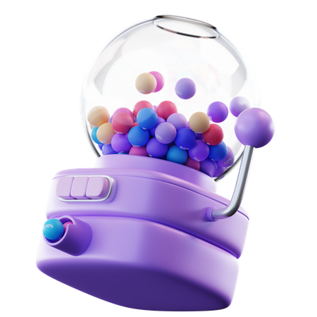 Discount Bubble Machine  3D Icon