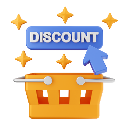 Discount Button  3D Icon