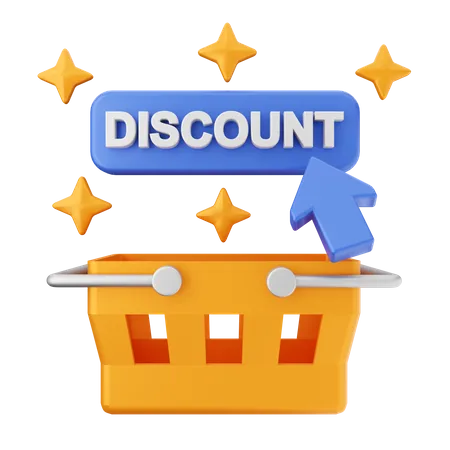 Discount Button  3D Icon