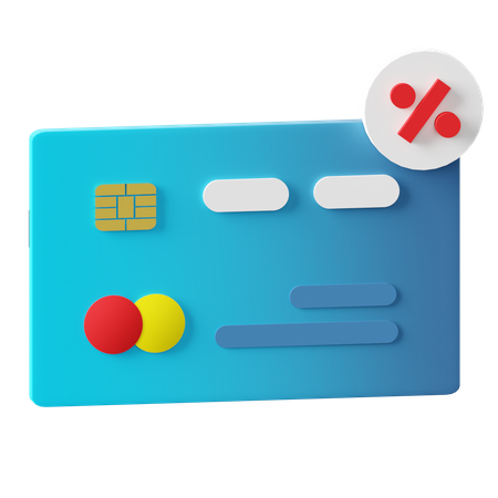 Discount Card  3D Icon