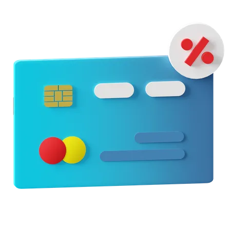 Discount Card  3D Icon