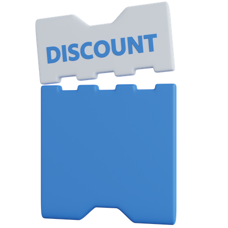 Discount Card  3D Icon