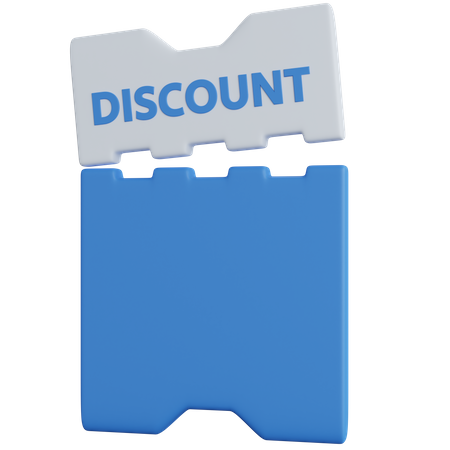 Discount Card  3D Icon
