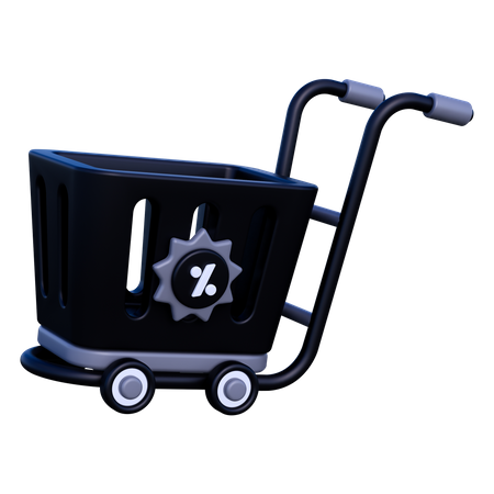 Chariot en Soldes  3D Icon