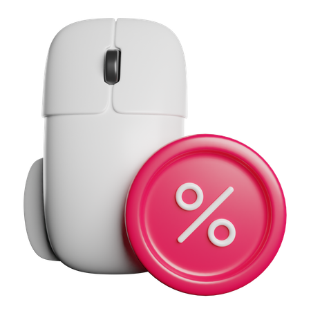 Discount Click  3D Icon