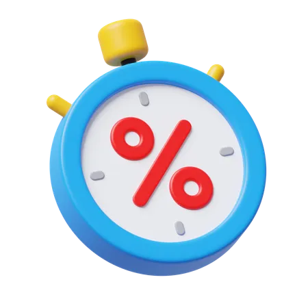 Discount Countdown  3D Icon