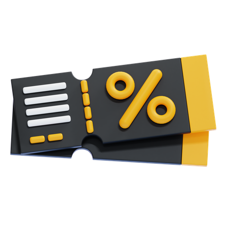 DISCOUNT COUPON  3D Icon