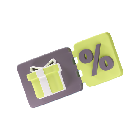 Discount Coupon  3D Icon