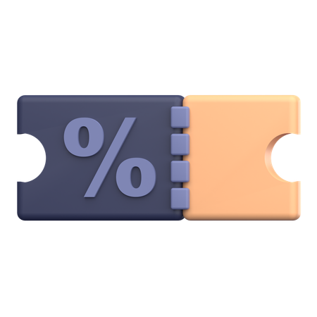 Discount Coupon  3D Icon