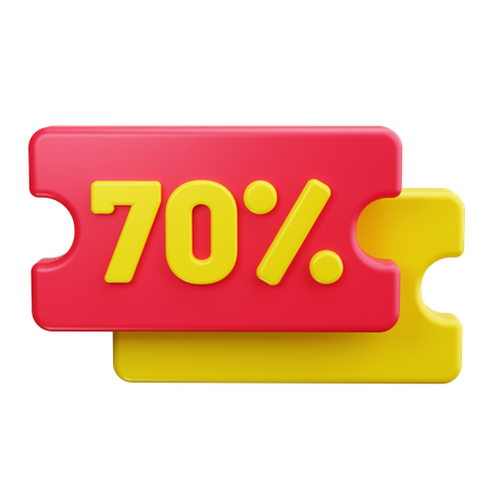 Discount Coupon  3D Icon