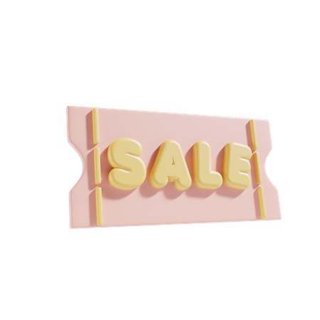 Discount Coupon  3D Icon