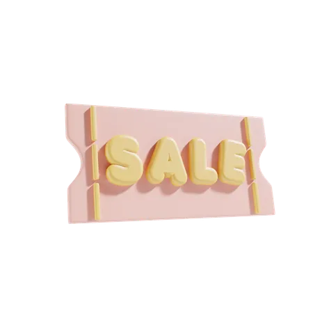 Discount Coupon  3D Icon