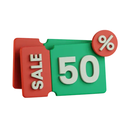 Discount Coupon  3D Icon