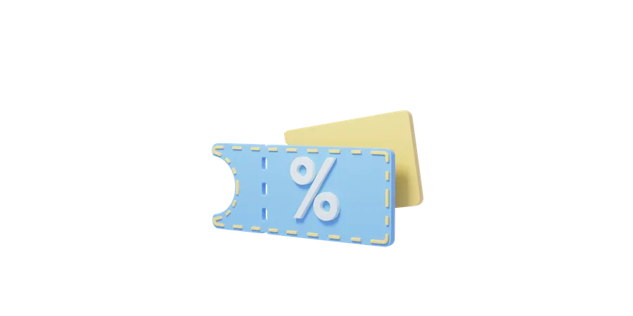 Discount Coupon  3D Icon