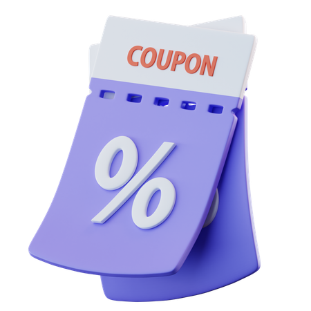 Discount Coupon  3D Icon